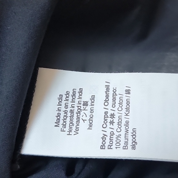 J. Crew Black Eyelet Lace-Trim Button Front Blouse - Picture 8 of 12